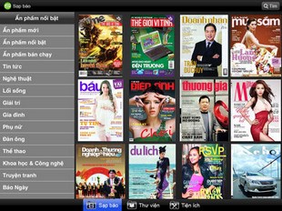 Sạp báo điện tử for iPad
