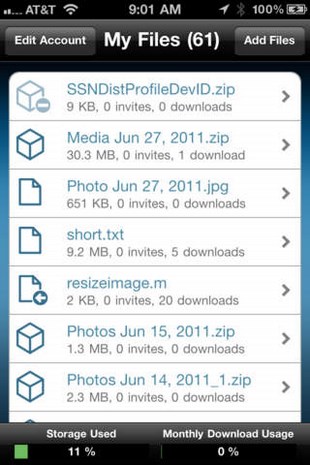 SendStuffNow for iPhone