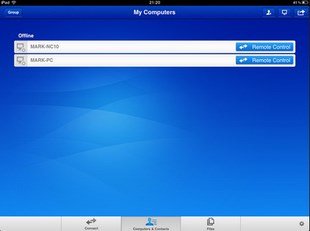 TeamViewer HD for Remote Control for iPad