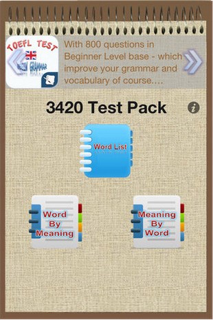 TOEIC Vocabulary Test Pack for iOS