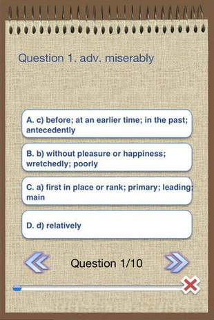 TOEIC Vocabulary Test Pack for iOS