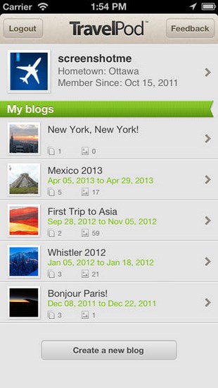 TravelPod for iOS
