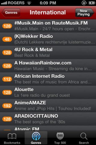 Tuner Internet Radio for iPhone