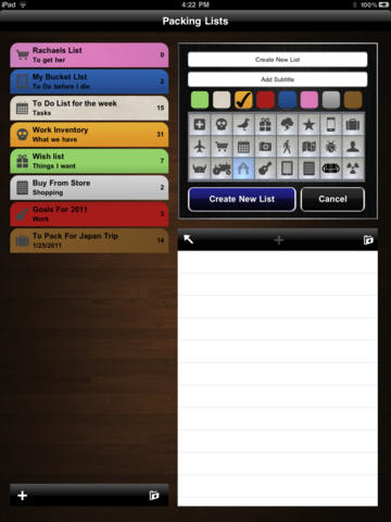 Awesome Lists for iPad
