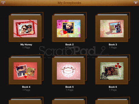 ScrapPad Valentine`s Day Scrapbooking for iPad