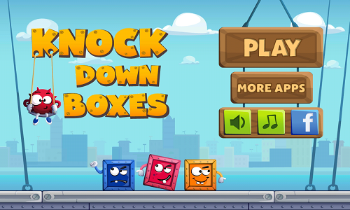 Knock down boxes for Android