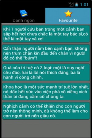 Tuyển tập danh ngôn for Android