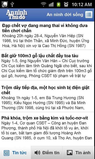An ninh thu do for Android