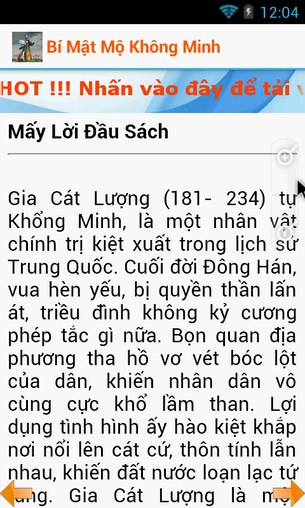 Bi mat mo Khong Minh for Android