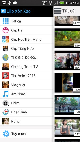 Clip xôn xao for Android